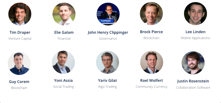 what the Bancor team consists of