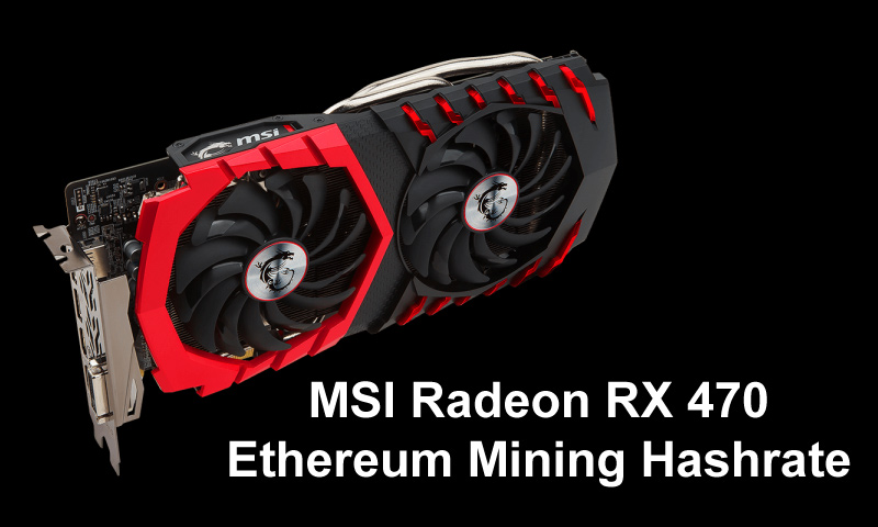 RX 470 Ethereum Mining Hashrate