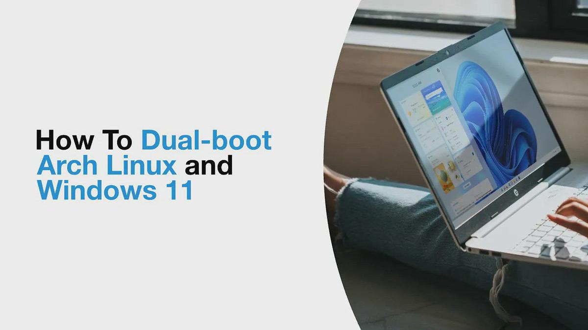 'Video thumbnail for How To Dual-boot Arch Linux and Windows 11'