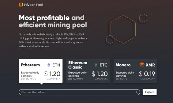 Features of mining on the pool hiveon