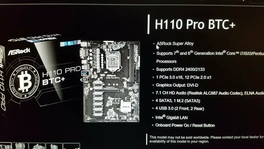 asrock h110 pro btc boot from usb