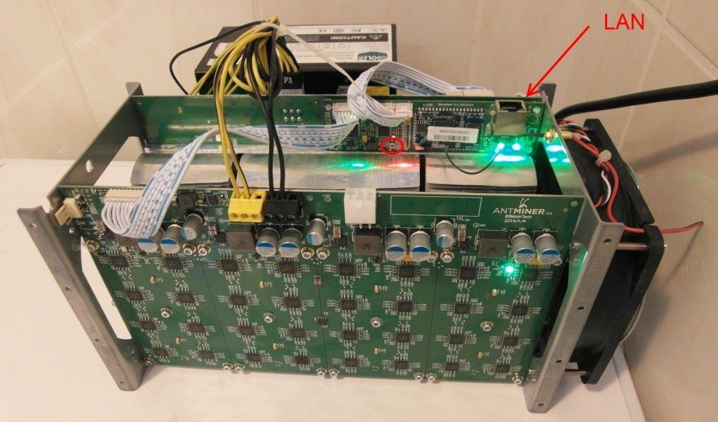 Connecting and Setting - Antminer S1 