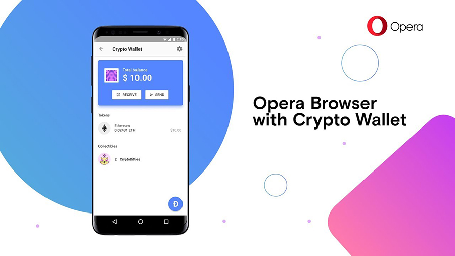 Opera has added BTC and TRX support to the Android browser version