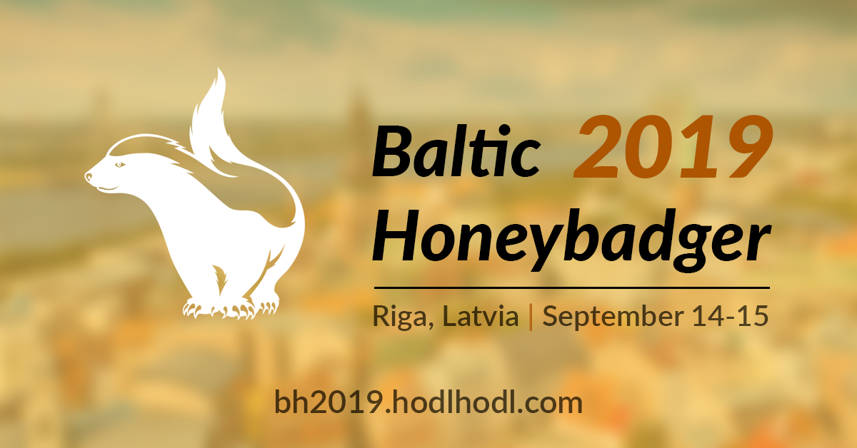 Two-day Bitcoin event Baltic Honeybadger, Altcoins not Welcome