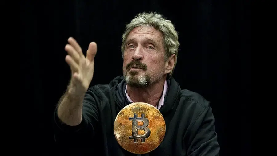 John McAfee again confirmed his forecast for the growth of bitcoin to $ 1 million