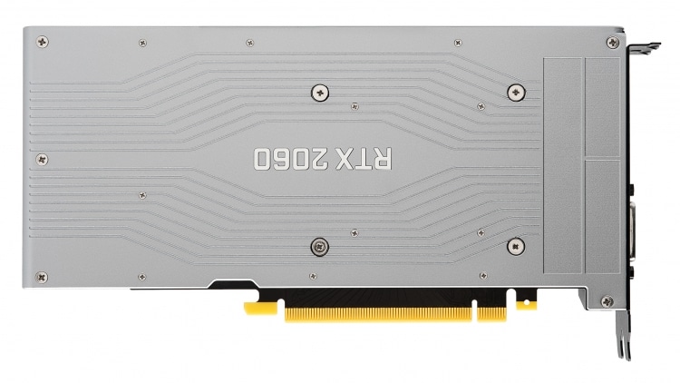 dimensions of the GeForce RTX 2060 FE