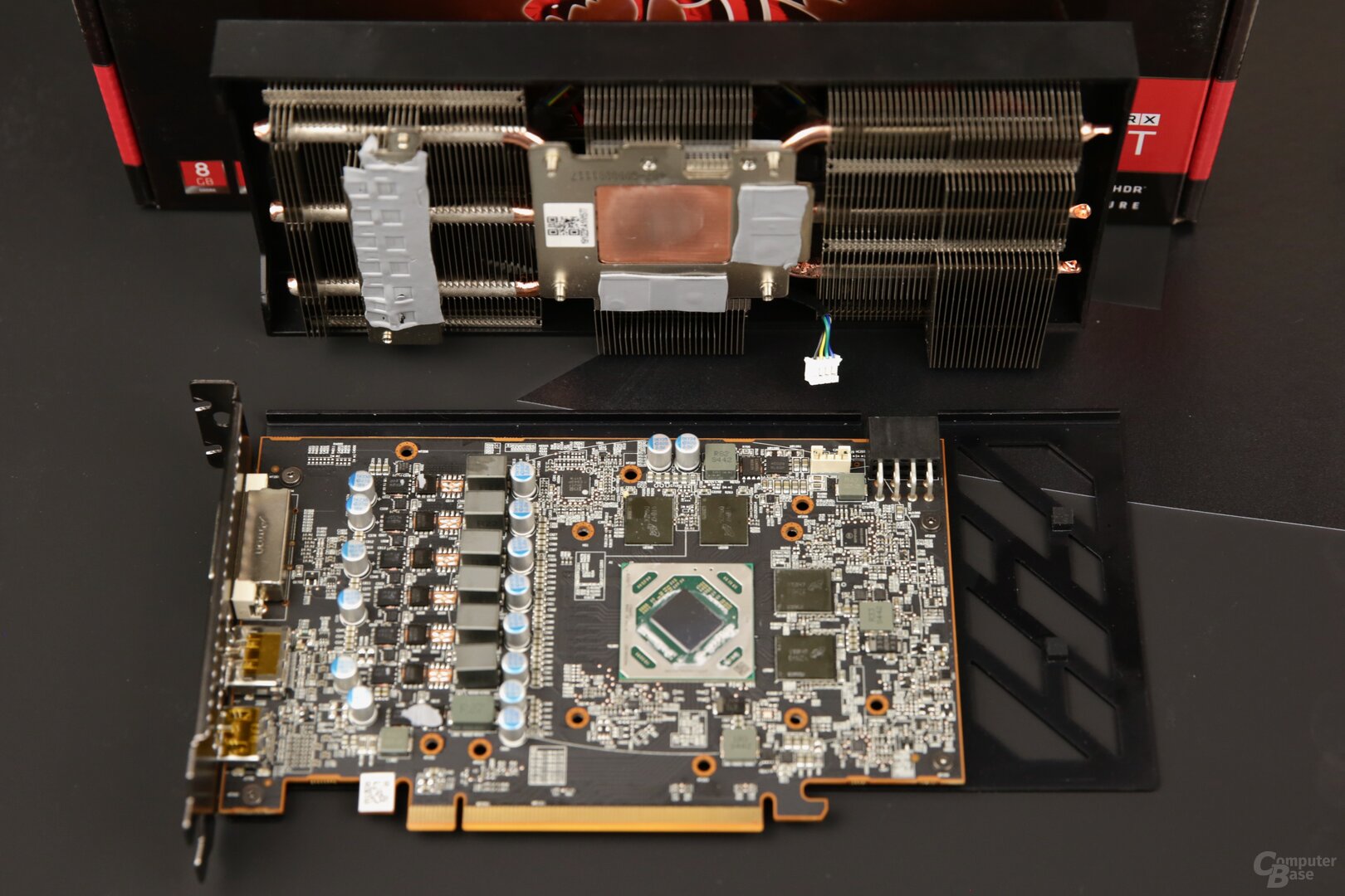 PowerColor's Red Dragon PCB and cooling system
