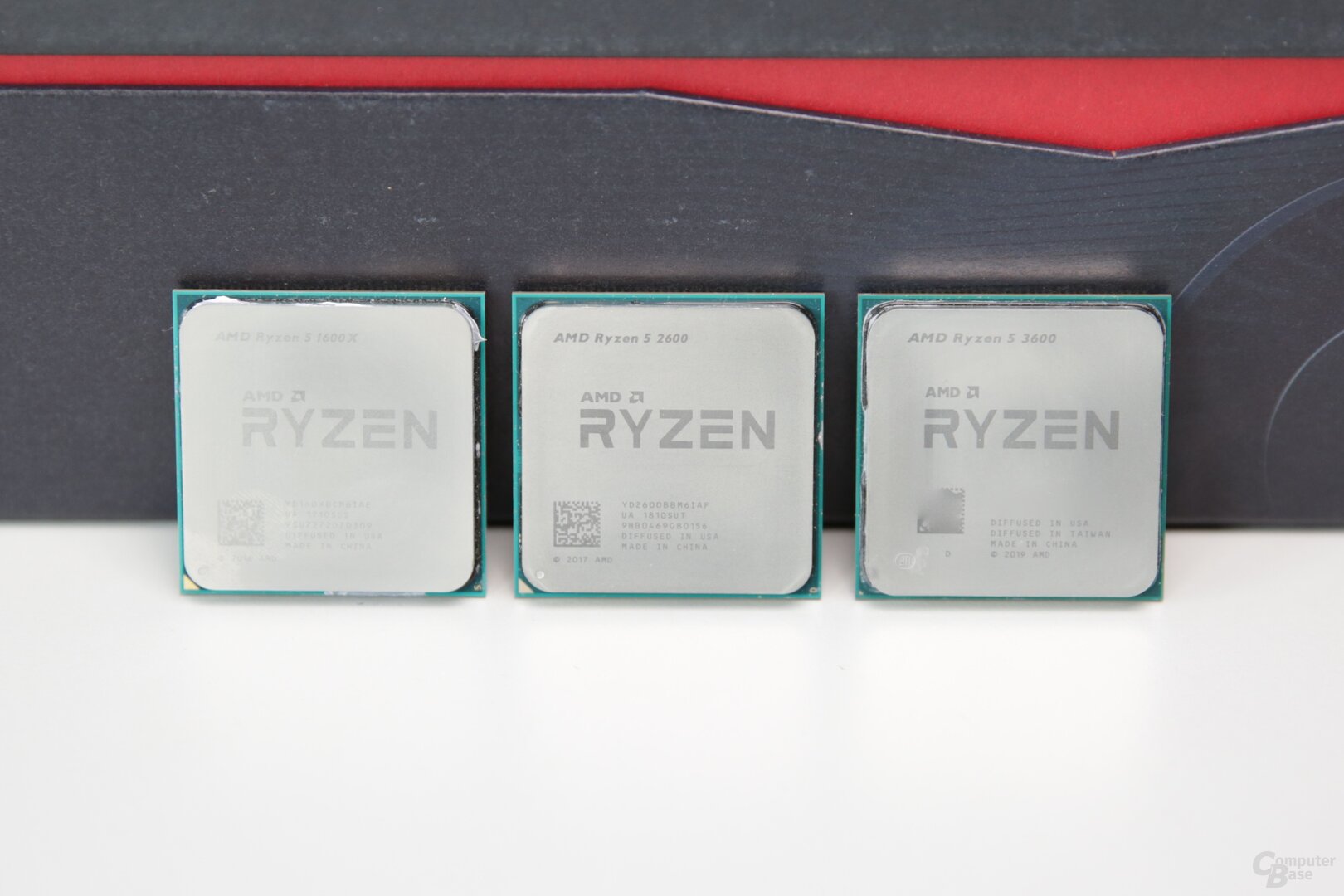 Three generations of Zen with 6 cores in comparison