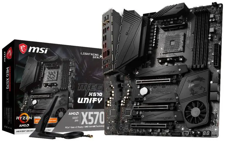 Official MEG X570 UNIFY: MSI turns off RGB and embraces the dark side