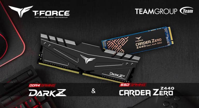 TeamGroup marries Ryzen 3000 with the Cardea Zero Z440 SSD and DDR4 DARK Zα memory