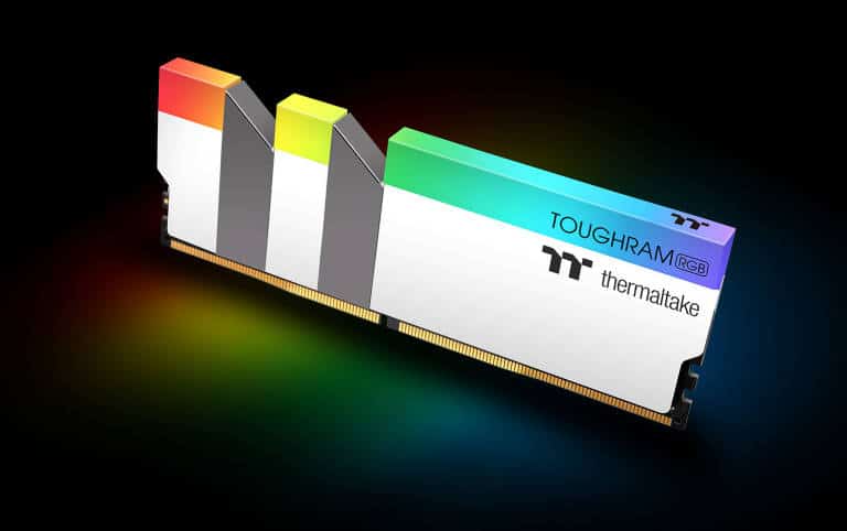 Toughram RGB White Edition: Thermaltake RAM also in white