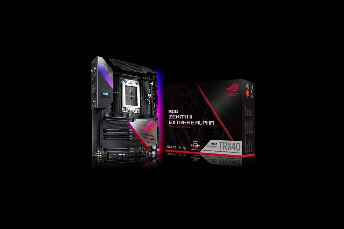 ASUS ROG Zenith II Extreme Alpha the motherboard for ThreadRipper 3990X