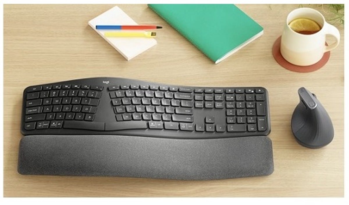 Comfort and ergonomics, the priorities of the Logitech Ergo K860 keyboard