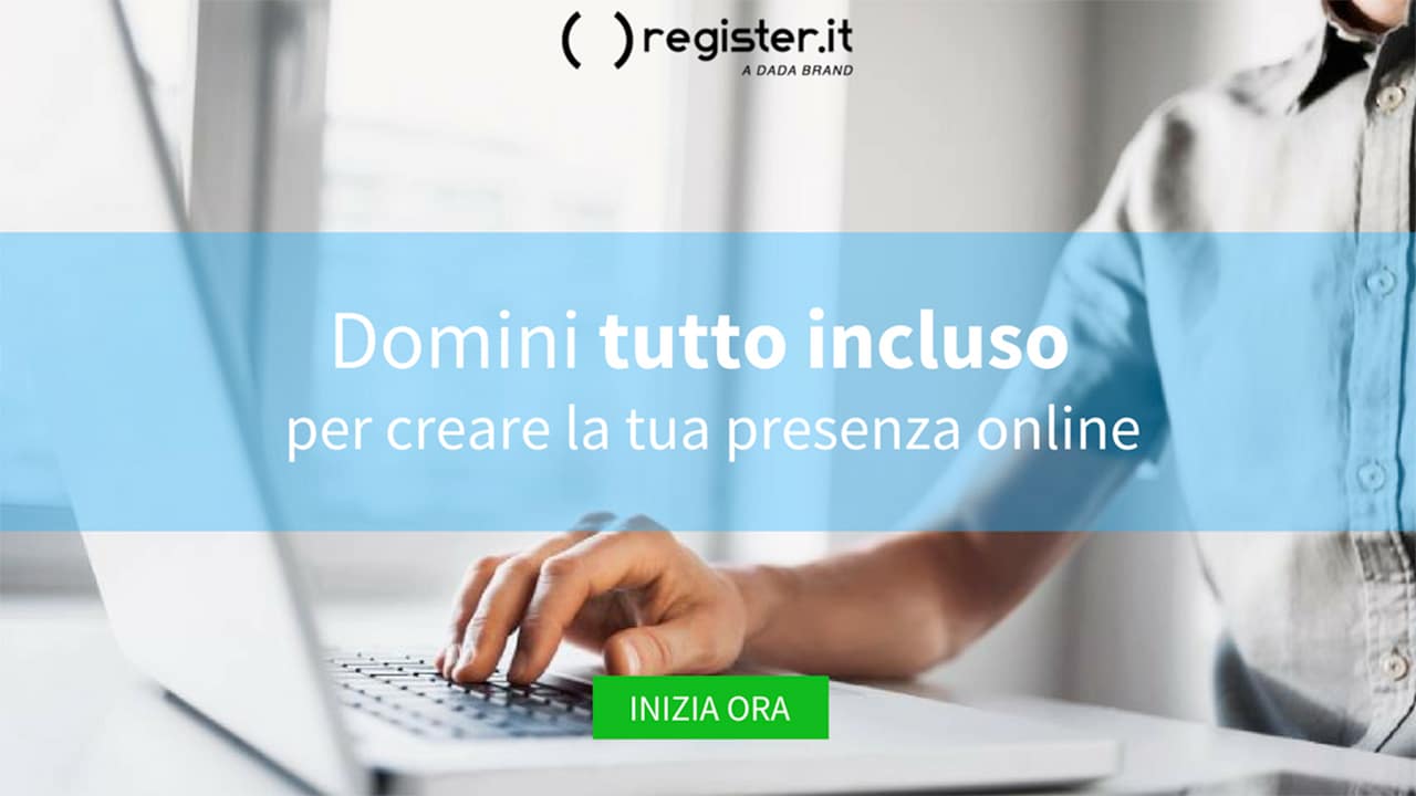 Register a .online domain for free thanks to the promotion of Register.it