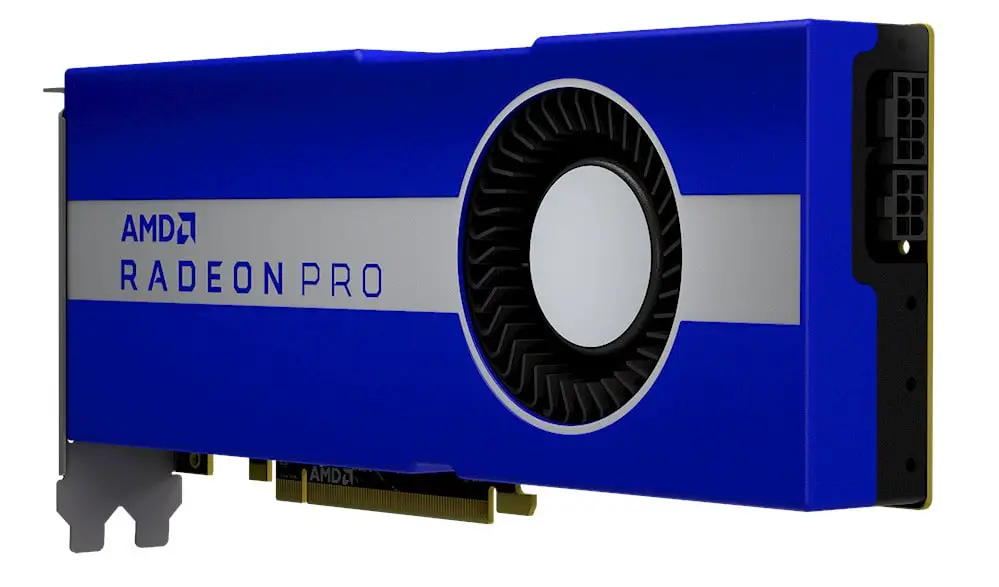  AMD Radeon Pro W5500 graphics