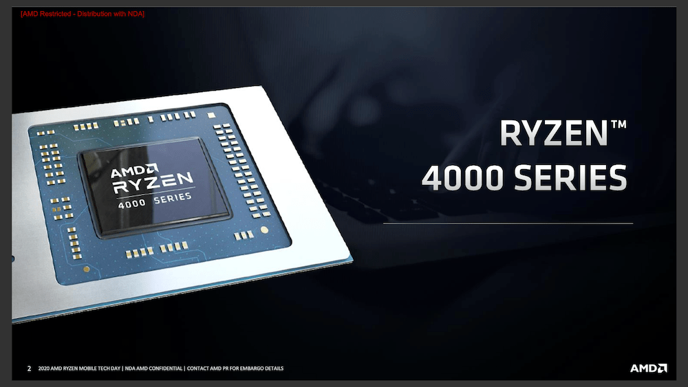 AMD Releases New Ryzen 4000 Mobile CPUs (Renoir) |
