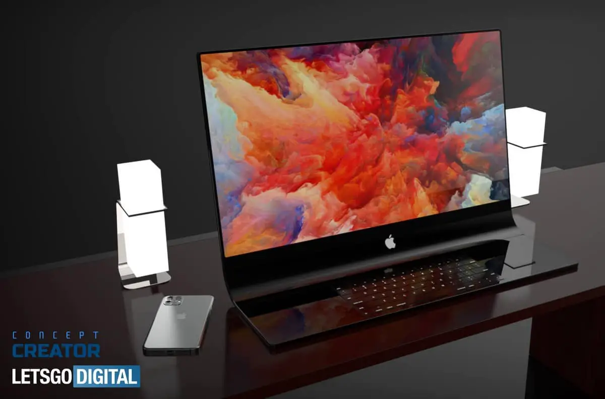 Apple, the new iMacs could include a projector to extend the screen on the wall Patent