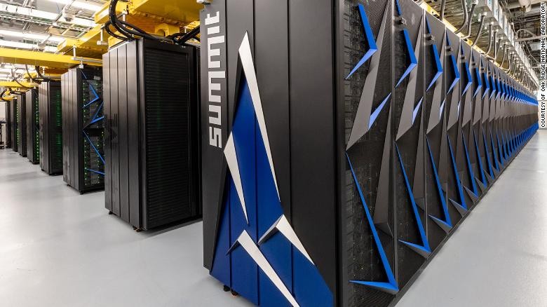 As the most powerful supercomputer in the world it participates in the fight against coronavirus