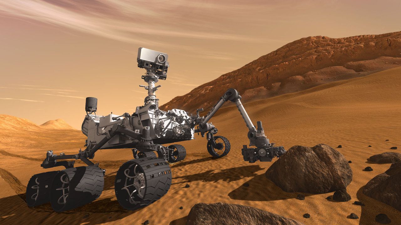 first look at the NASA rover that will go to Mars