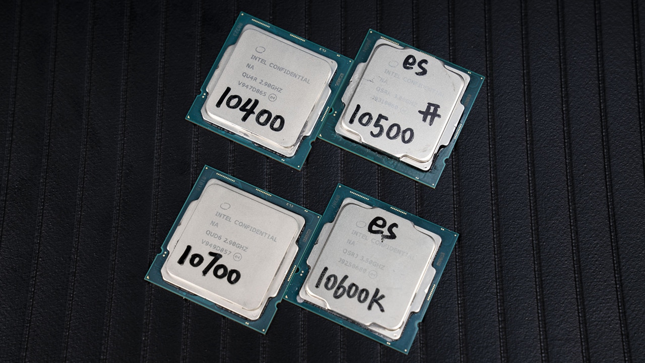 Try some engineering samples of Intel Comet Lake desktop CPUs, here's how they go