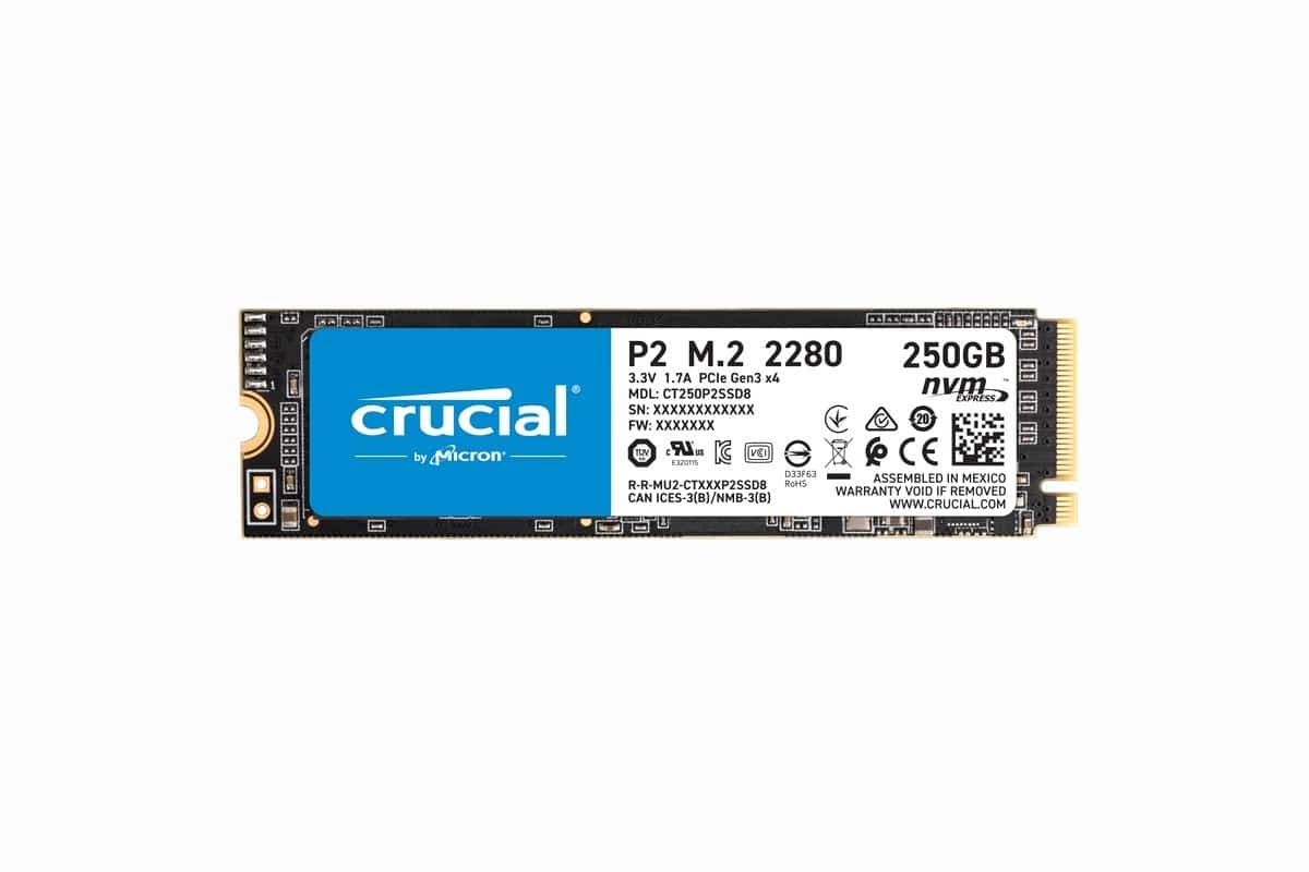 Crucial unveils the new mid-range NVMe SSD, here is Crucial P2