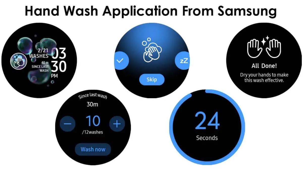 Samsung launches app so you remember to wash your hands