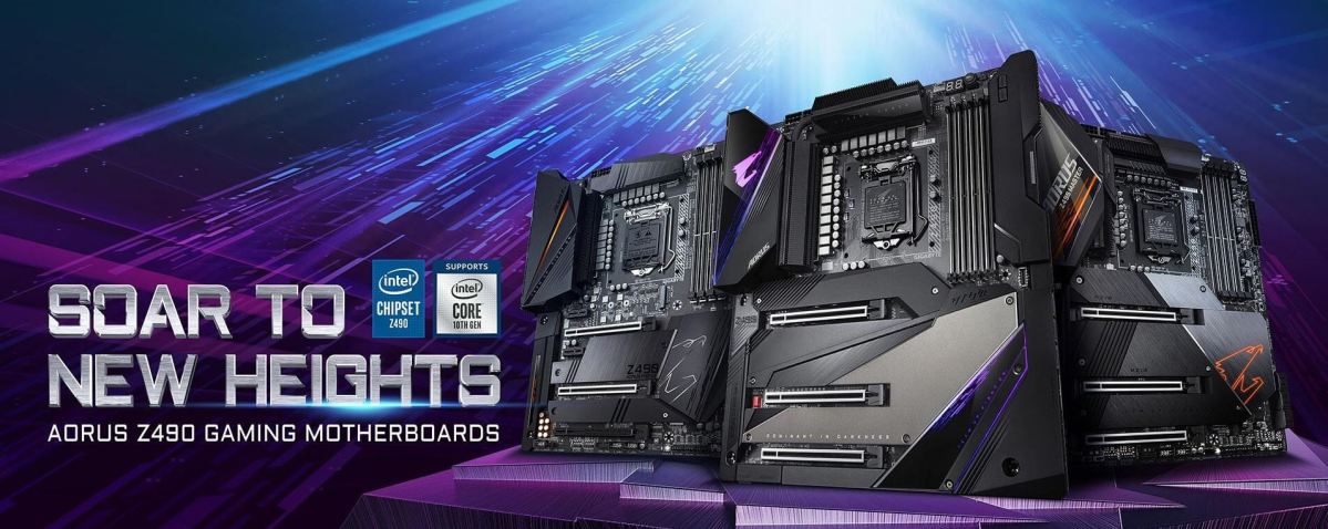 GIGABYTE Launches its Z490 AORUS Motherboards