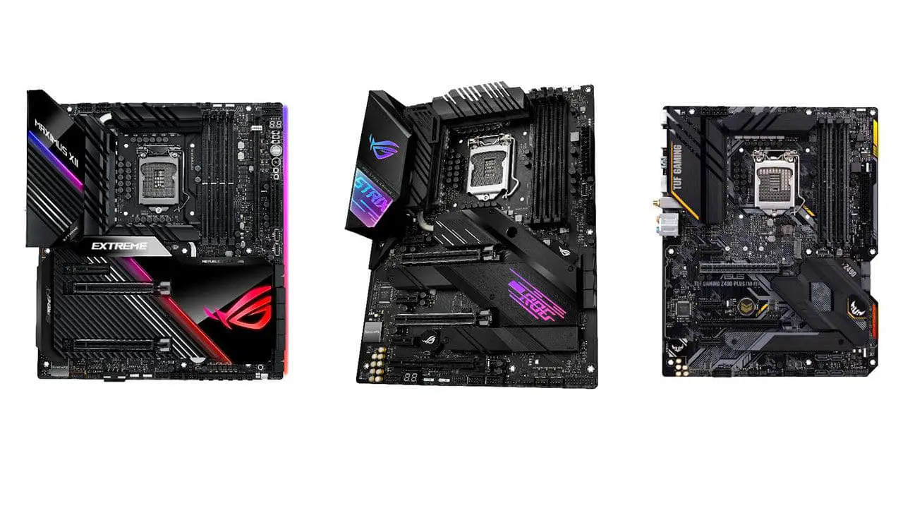 ASUS Announces Its Z490 Series Motherboards