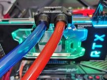 Aqua Computer Kryographics Next for the GeForce RTX 3080 and RTX 3090 in the reference design - Solid GPU water block in the test