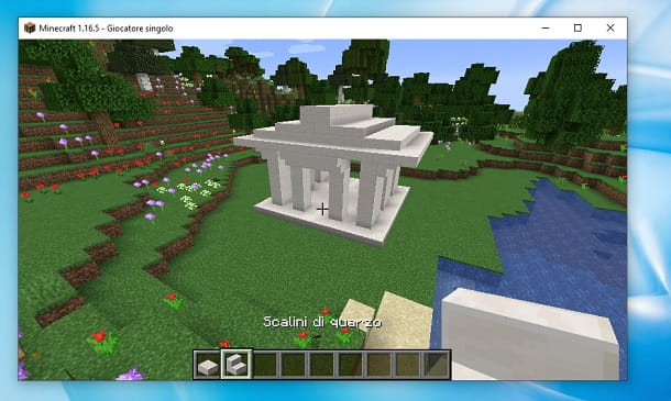 Greek temple finished Minecraft