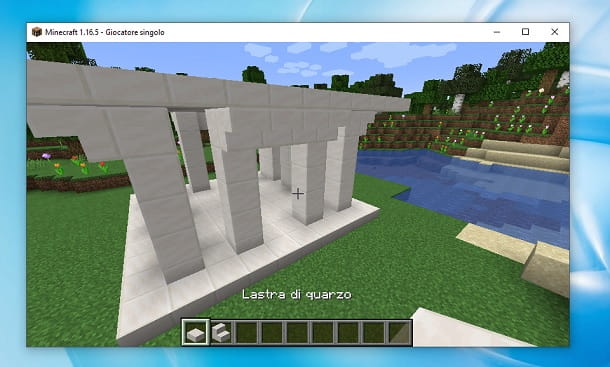 Minecraft sided greek temple