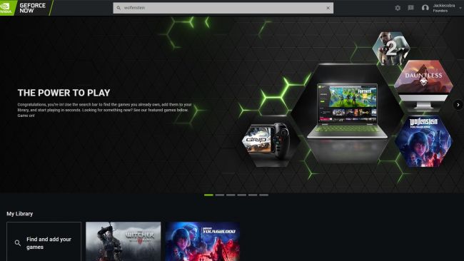 Nvidia GeForce Now Streaming Service