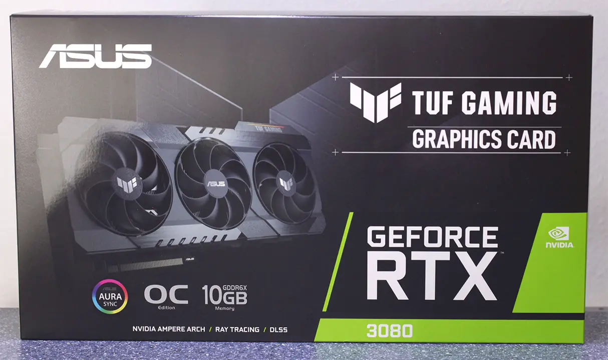 Review of the video card ASUS TUF Gaming GeForce RTX 3080 OC