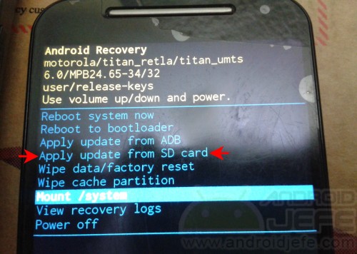 update ota android recovery