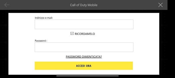 Recover CoD Mobile Account