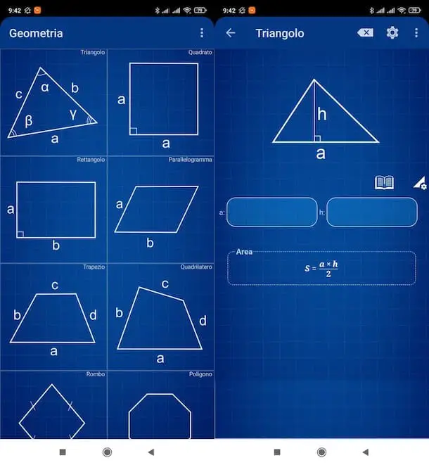 Geometria Calculator 