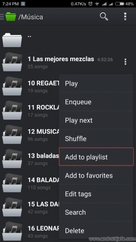 crear playlists djay 2 playerpro