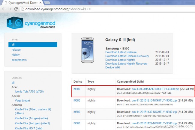 cyanogenmod 13 for samsung galaxy s3