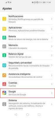 google android configuration