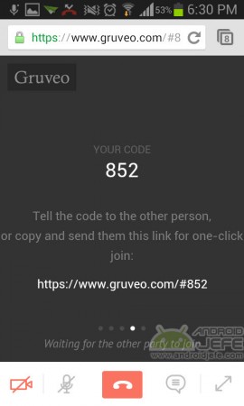 gruveo android code
