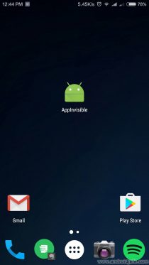 xiaomi disable application app invisible icon