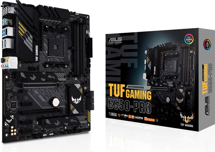 ASUS Announces TUF Gaming B550-PRO Motherboard for Ryzen 5000 Processors