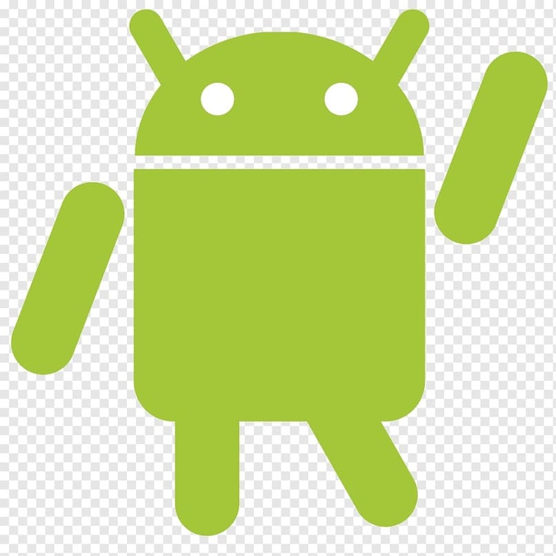 icono android con fondo blanco