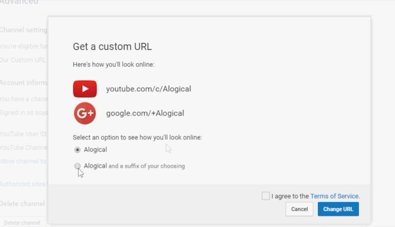 easily configure youtube channel