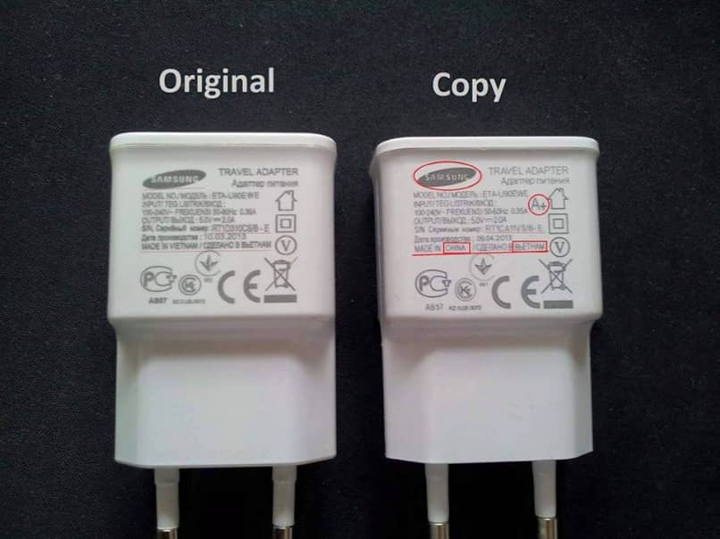 difference original replica charger
