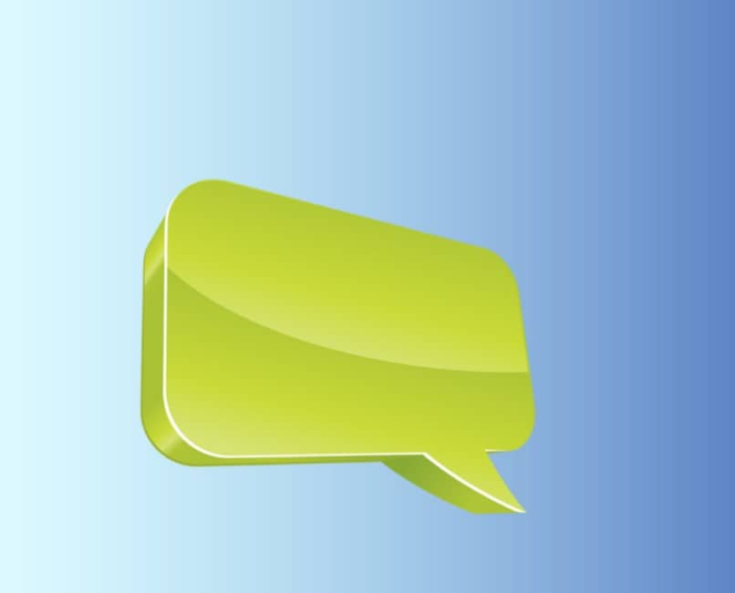 green dialog box messenger