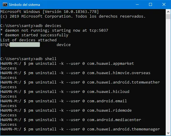 disable huawei adb apps