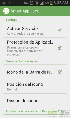disable notification persist smart app protector