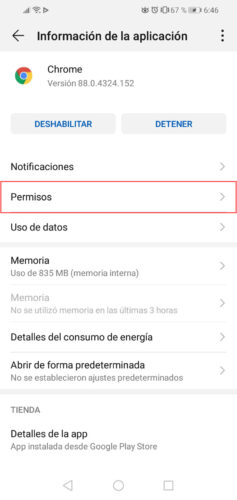 permissions of an android application 1