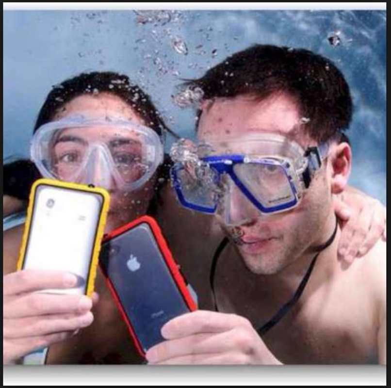 phone protected against water